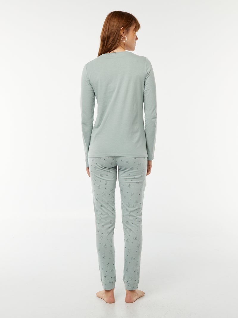 Conjunto de punto - 2 piezas Azul - Kiabi