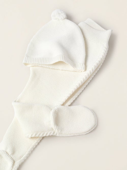 Conjunto de punto 3 piezas - Kiabi