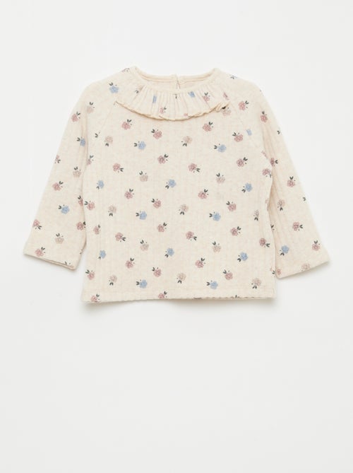 Conjunto de punto afelpado - 2 piezas - Kiabi