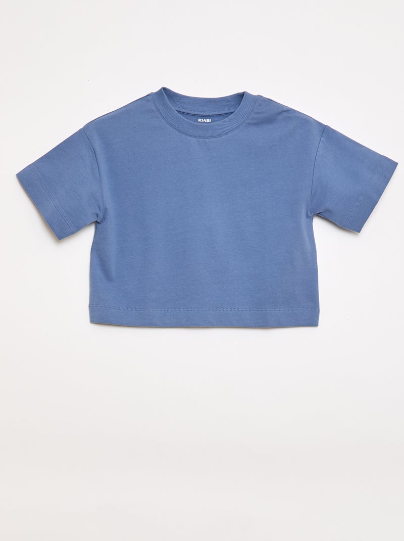 Conjunto de punto camiseta + pantalón Azul - Kiabi