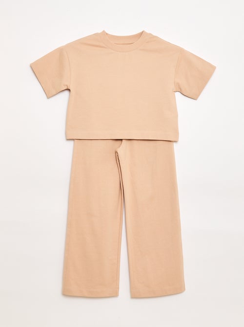 Conjunto de punto camiseta + pantalón - Kiabi