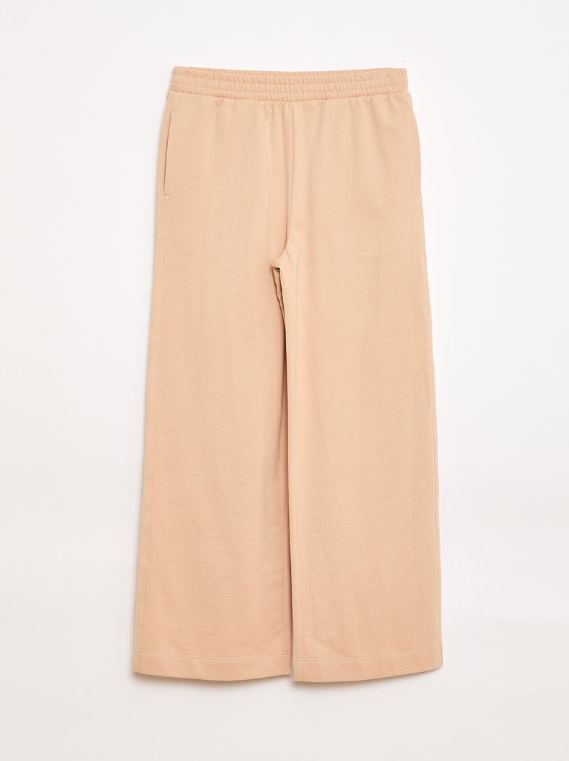 Conjunto de punto camiseta + pantalón Beige - Kiabi