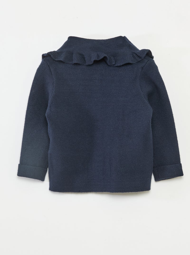 Conjunto de punto chaleco + leggings Azul - Kiabi