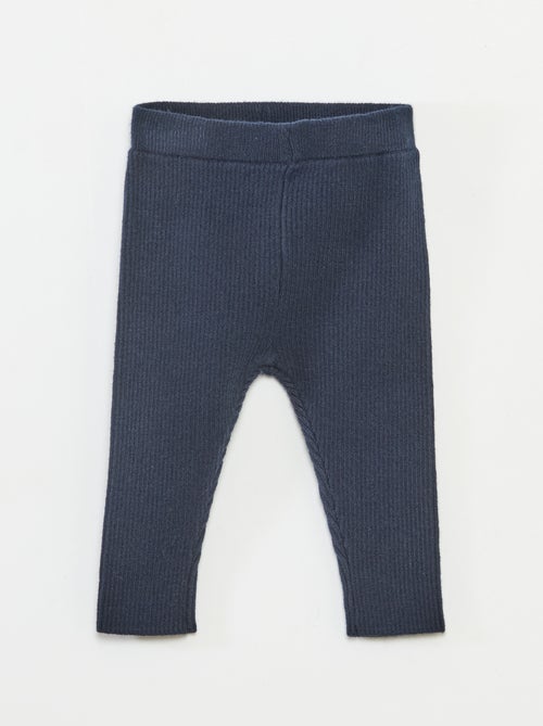 Conjunto de punto chaleco + leggings - Kiabi