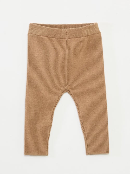 Conjunto de punto chaleco + leggings - Kiabi