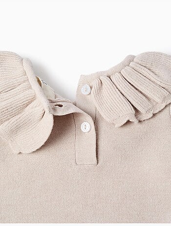 Conjunto de punto con pantalón y blusa