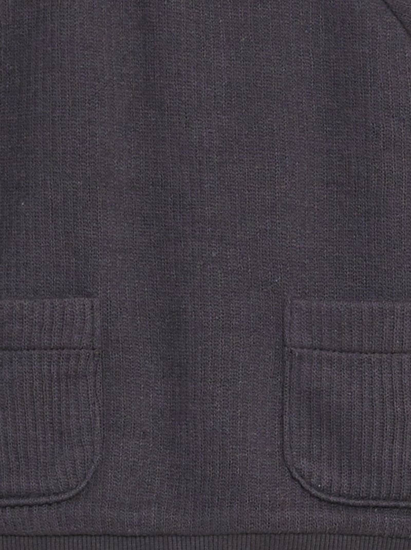 Conjunto de punto de canalé  - 2 piezas NEGRO - Kiabi