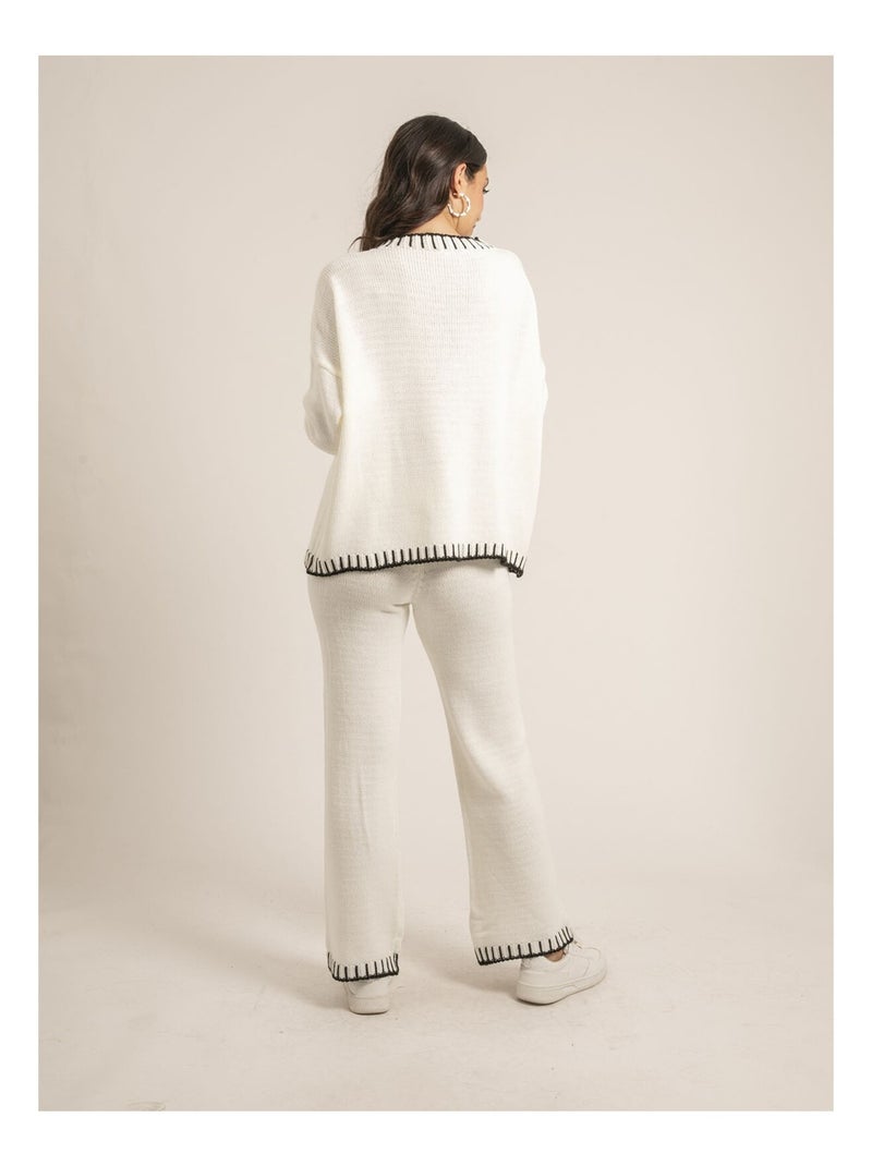 Conjunto de punto EMONY Blanco - Kiabi