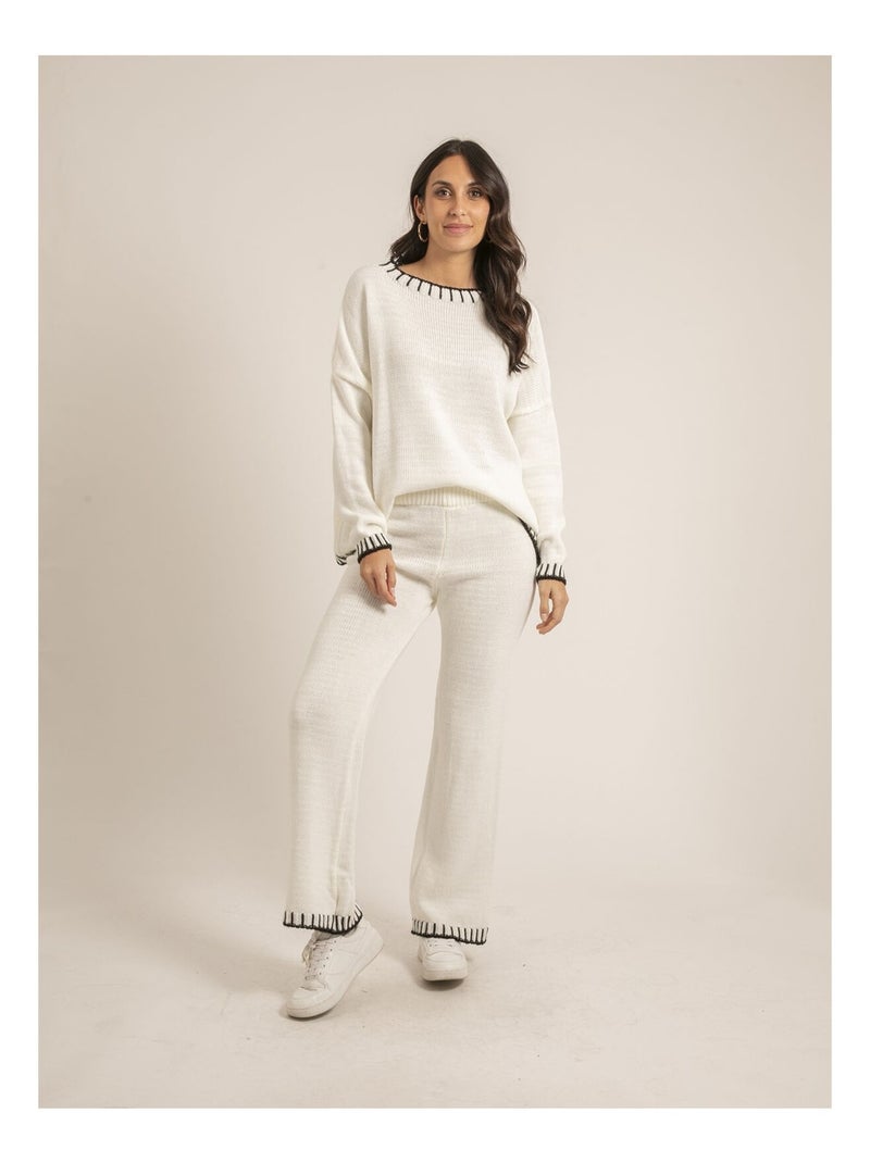 Conjunto de punto EMONY Blanco - Kiabi