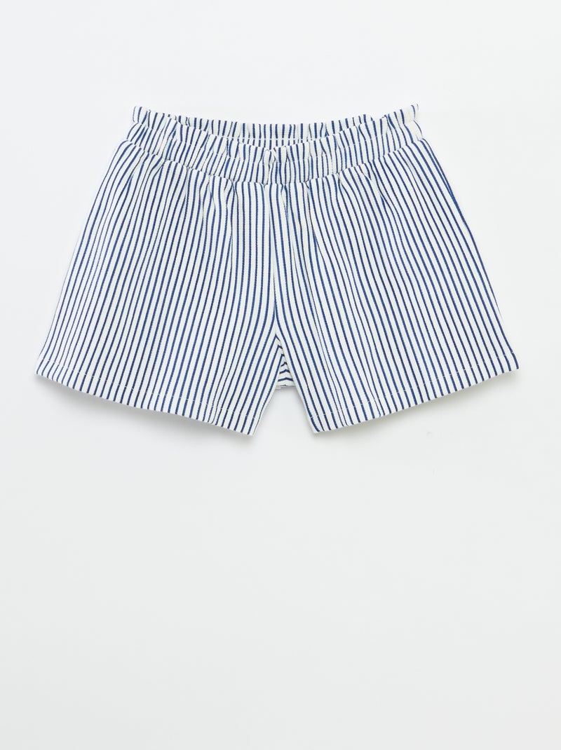 Conjunto de punto gofrado - 2 piezas BLANCO - Kiabi