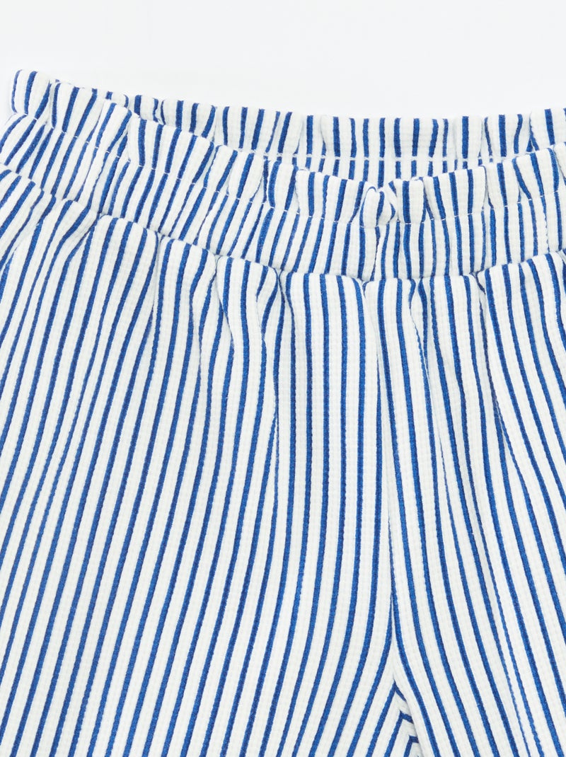 Conjunto de punto gofrado - 2 piezas BLANCO - Kiabi