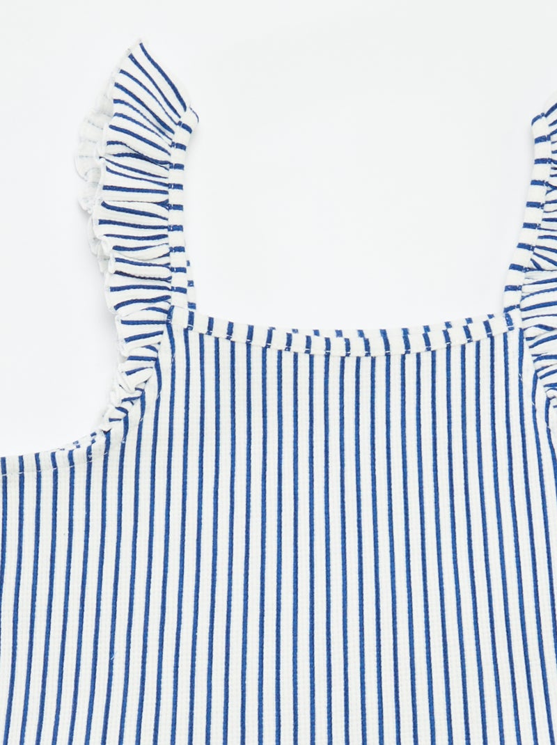 Conjunto de punto gofrado - 2 piezas BLANCO - Kiabi