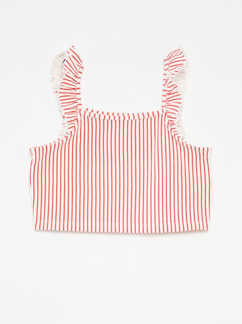 Conjunto de punto gofrado - 2 piezas BLANCO - Kiabi