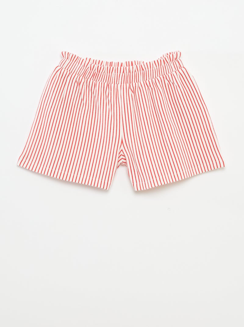 Conjunto de punto gofrado - 2 piezas BLANCO - Kiabi