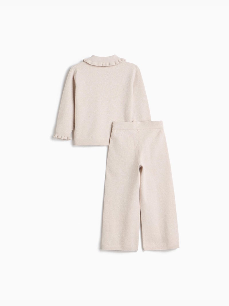 Conjunto de punto, mo fashion Beige - Kiabi
