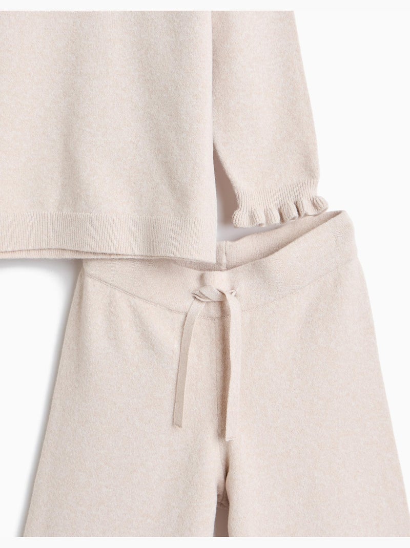 Conjunto de punto, mo fashion Beige - Kiabi