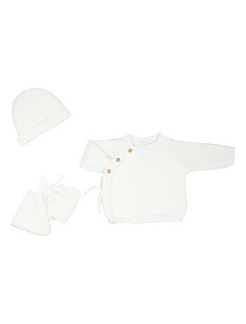 Conjunto de punto para recién nacido
