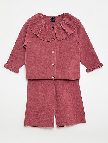 Conjunto de punto suave - 2 piezas