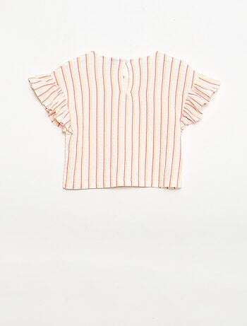 Conjunto de rayas camiseta + pantalón - 2 piezas