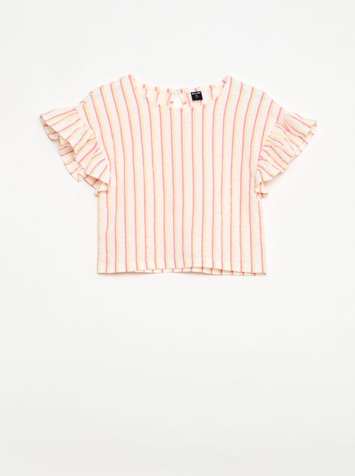 Conjunto de rayas camiseta + pantalón - 2 piezas - Kiabi