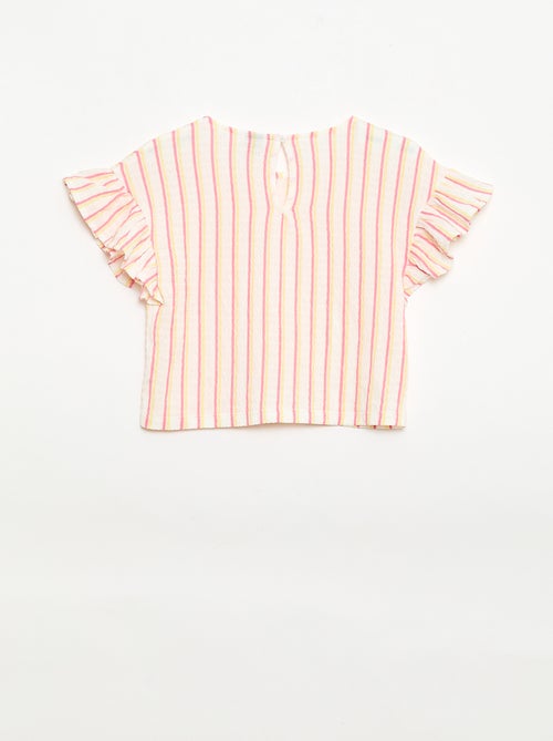 Conjunto de rayas camiseta + pantalón - 2 piezas - Kiabi