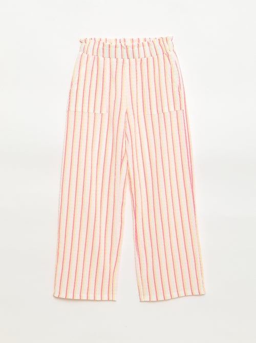 Conjunto de rayas camiseta + pantalón - 2 piezas - Kiabi