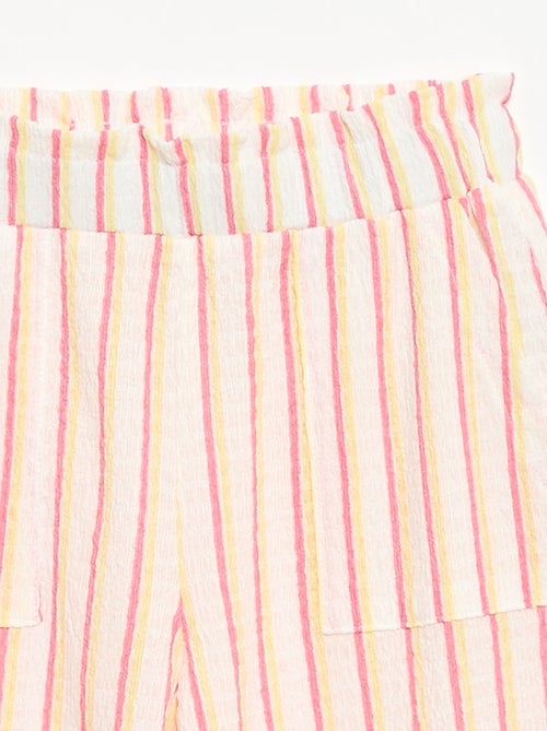 Conjunto de rayas camiseta + pantalón - 2 piezas - Kiabi