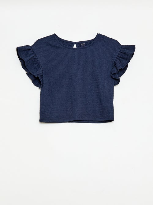 Conjunto de rayas camiseta + pantalón - 2 piezas - Kiabi Conjunto de rayas camiseta + pantalón - 2 piezas - Kiabi