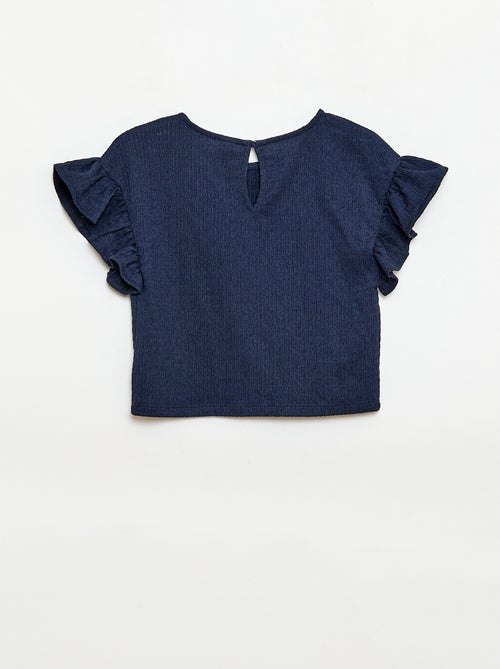 Conjunto de rayas camiseta + pantalón - 2 piezas - Kiabi Conjunto de rayas camiseta + pantalón - 2 piezas - Kiabi