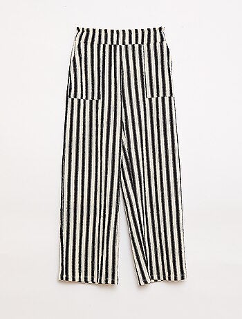 Conjunto de rayas camiseta + pantalón - 2 piezas