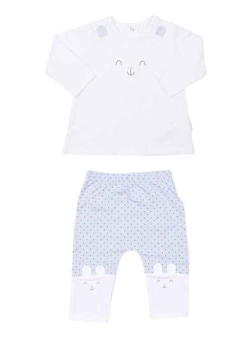 Conjunto de ropa de 2 piezas, conejito | Kitikate - Kiabi