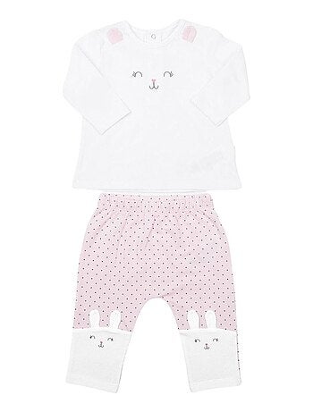 Conjunto de ropa de 2 piezas, conejito | Kitikate