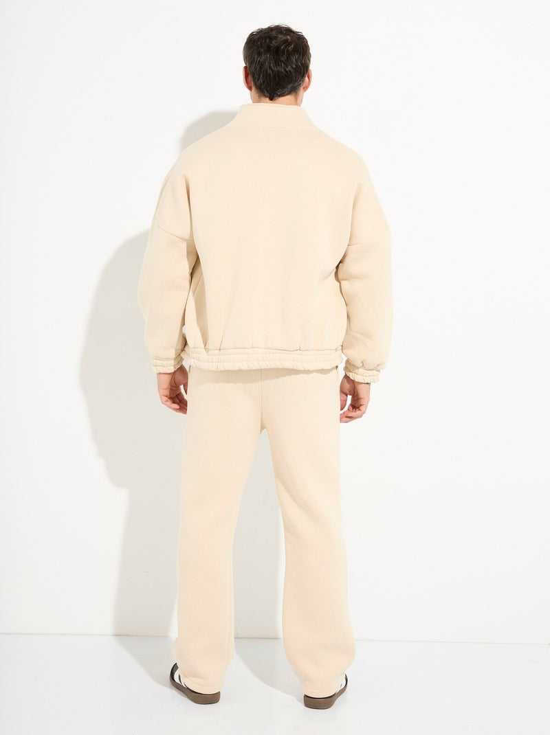 Conjunto de ropa de estar por casa de polar cálido y cepillado - AFIBEL Beige - Kiabi