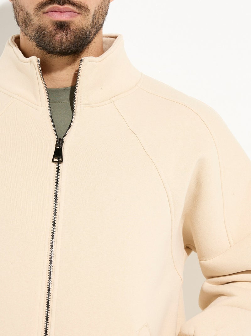Conjunto de ropa de estar por casa de polar cálido y cepillado - AFIBEL Beige - Kiabi