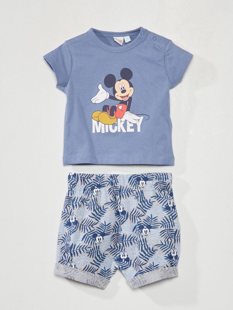 Conjunto de short + camiseta 'Disney' azul marino - Kiabi