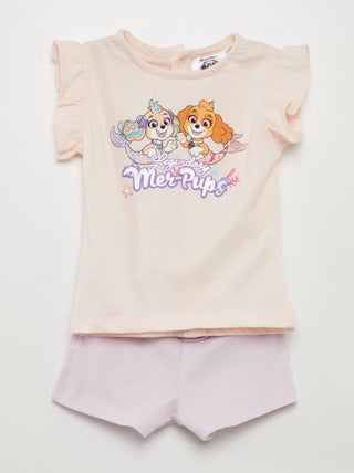 Conjunto de short + camiseta 'La Patrulla Canina'