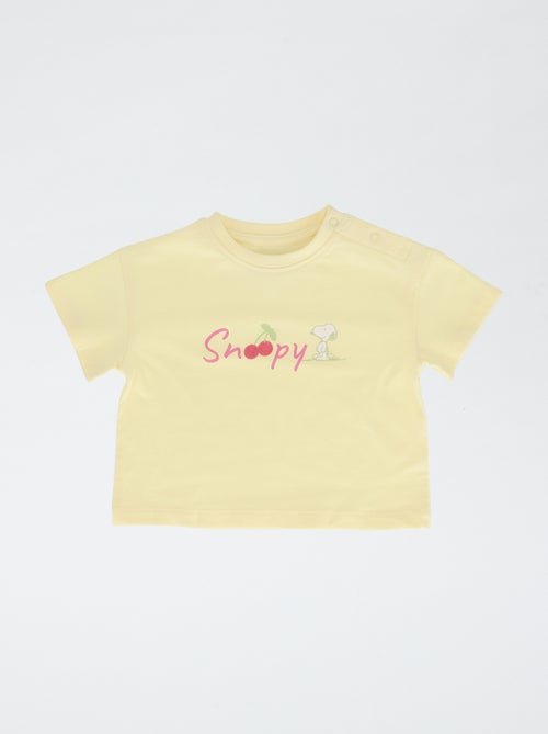 Conjunto de short + camiseta 'Snoopy' - Kiabi