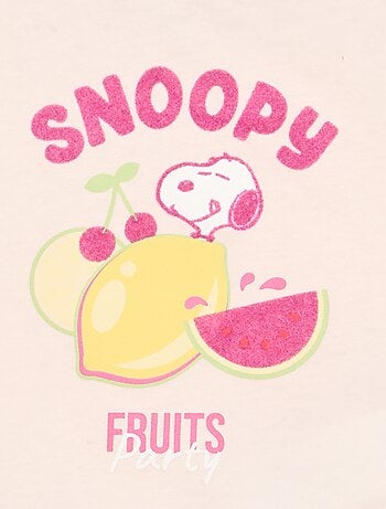 Conjunto de short + camiseta 'Snoopy'