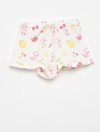 Conjunto de short + camiseta 'Snoopy'