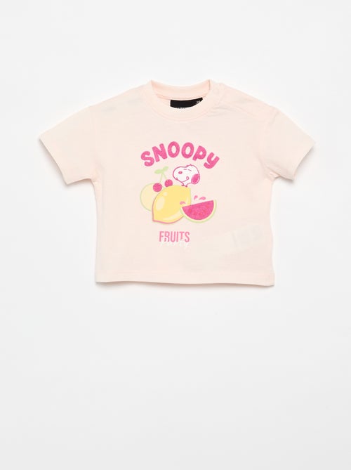 Conjunto de short + camiseta 'Snoopy' - Kiabi
