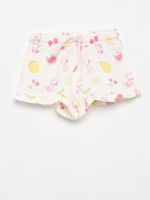 Conjunto de short + camiseta 'Snoopy' - Kiabi