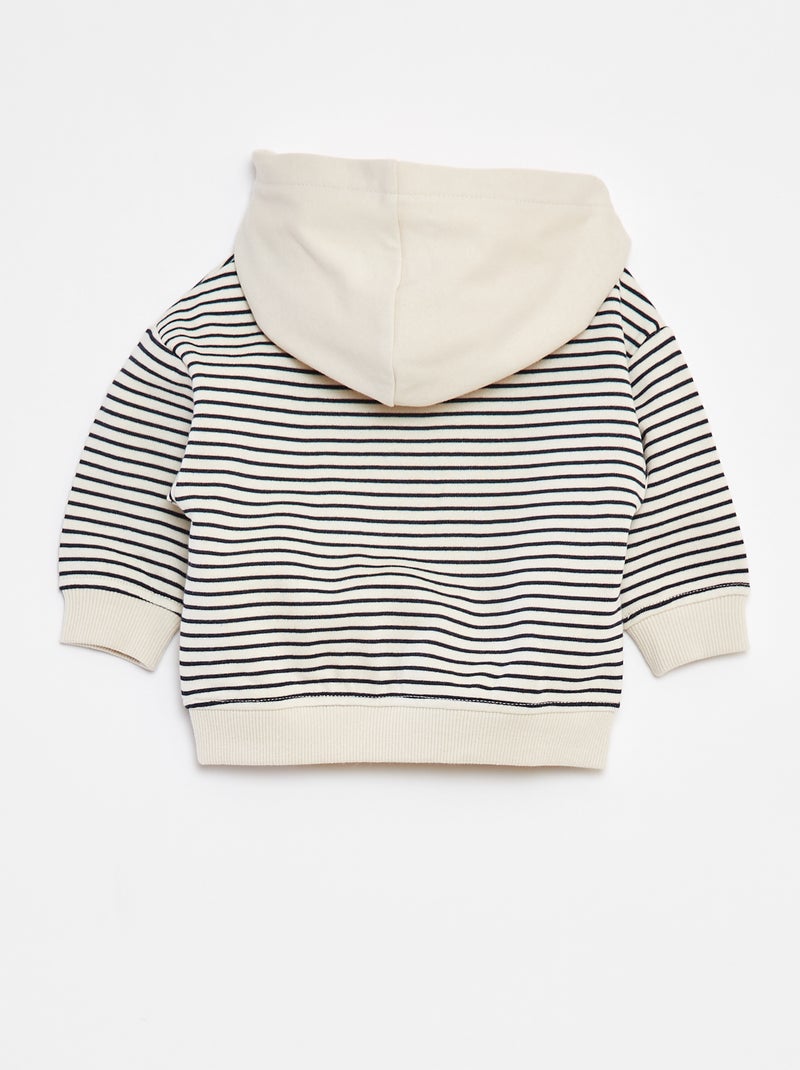 Conjunto de sudadera + camiseta + pantalón de chándal - 3 piezas Blanco - Kiabi