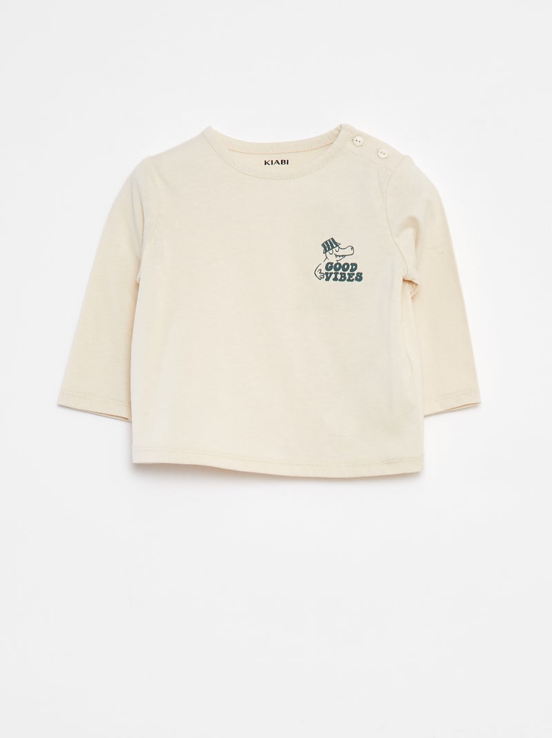 Conjunto de sudadera + camiseta + pantalón de chándal - 3 piezas Verde - Kiabi