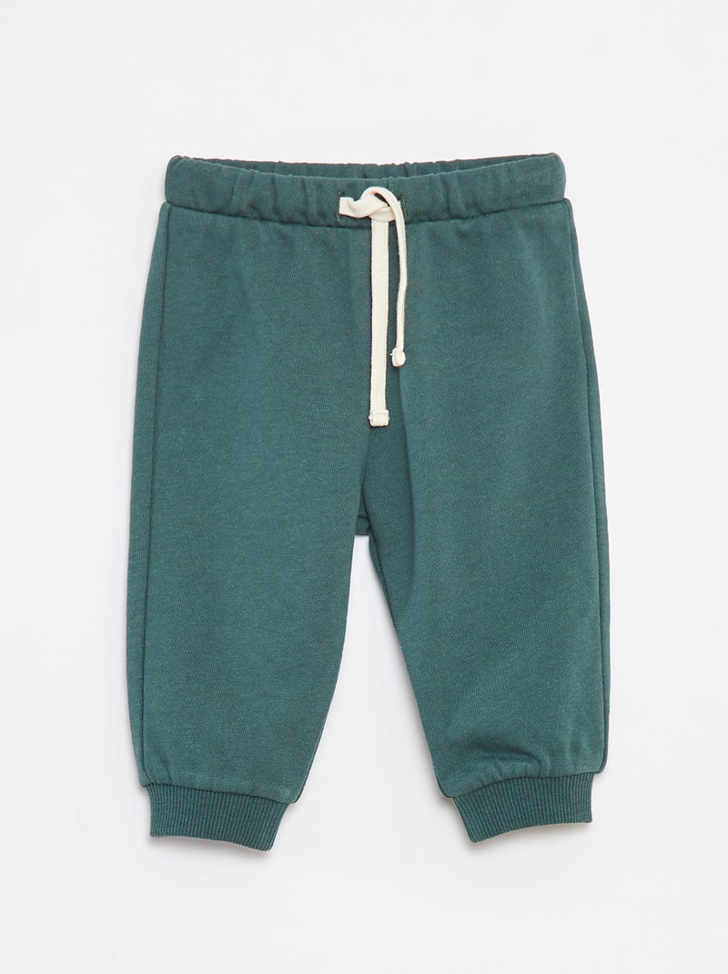 Conjunto de sudadera + camiseta + pantalón de chándal - 3 piezas Verde - Kiabi