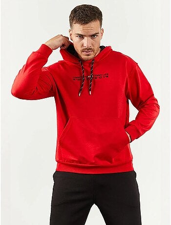 Conjunto de sudadera con capucha oversize y pantalón tommy
