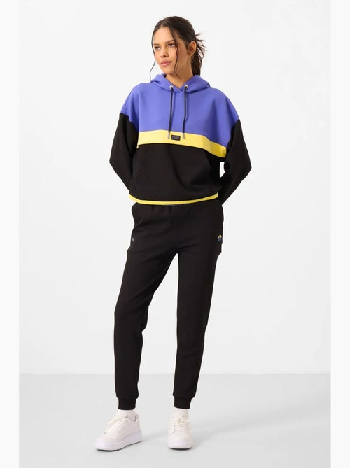 Conjunto de sudadera con capucha y pantalón color block tommy - Kiabi