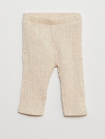 Conjunto de sudadera de chándal + legging de canalé - 2 piezas