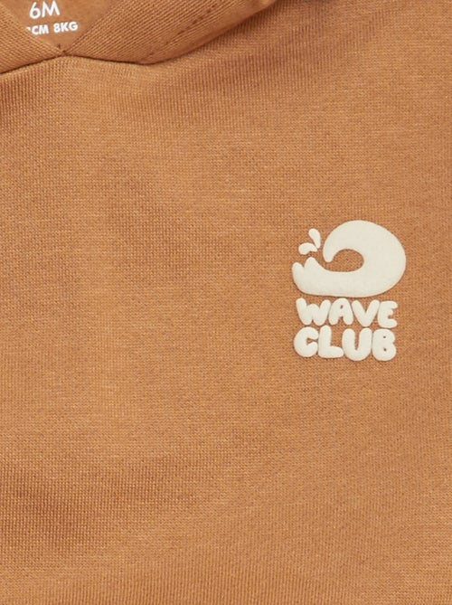 Conjunto de sudadera de chándal + legging de canalé - 2 piezas - Kiabi