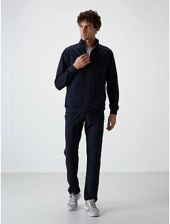 Conjunto de sudadera de forro polar de punto y pantalón para hombre tommy
