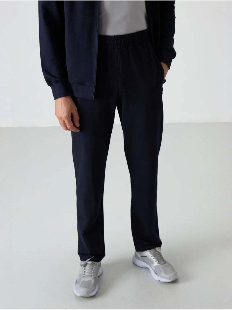 Conjunto de sudadera de forro polar de punto y pantalón para hombre tommy Azul marino - Kiabi